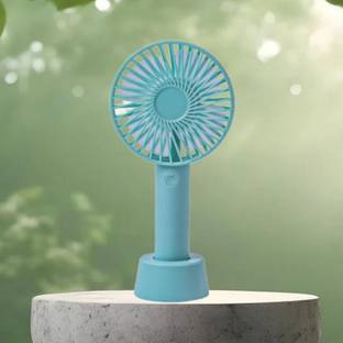 Clairbell Summer Fan (Portable Hand Fan) with Rechargeable For Home/Office/TravelI226 with 1 Year Warr...