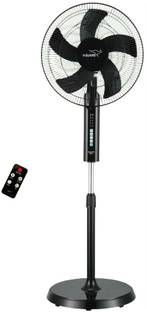 V-Guard Esfera Remote 5 Blade (Black) with 2 Year Warranty 400 mm Pedestal Fan
