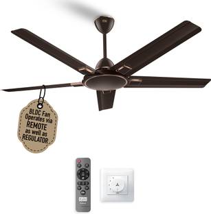 KUHL Brise Star E5 | 1320 MM | 65% | Power Saving BLDC Motor with Remote 1320 mm Ceiling Fan