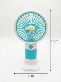 shuraya4 Cute Portable Mini USB Fan with Stand | Compact Cooling Fan for Home & Office Silent Operatio...