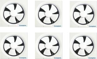 Crompton Brisk Air Neo Pack of 6 with 2 Year Warranty 250 mm Exhaust Fan