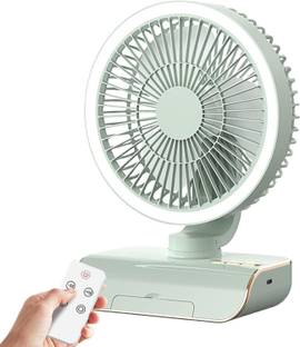 Sasimo Rechargeable 4000mAh Colorful desktop small fan portable Table fan Rainbow-light Cooling Mini Table Fan Portable_2025 USB Fan