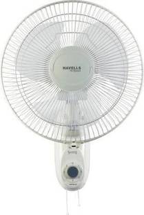 HAVELLS 300 MM SWING WALL HS FAN OFF WHITE 3 Blade Wall Fan (Off White, Pack of 1) with 2 Year Warranty Ultra High Speed 300 mm Wall Fan
