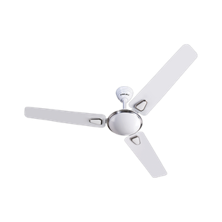 BAJAJ Crest Deco Turbo 1200mm White Ceiling Fan with 2 Year Warranty Energy Saving 1200 mm Ceiling Fan