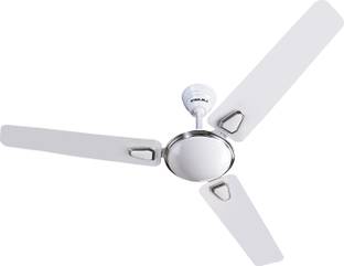 BAJAJ Bajaj Crest Deco Turbo 1200mm White Ceiling Fan 1 Star 1200 mm 3 Blade Ceiling Fan