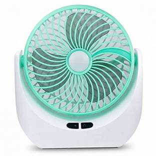COLDISH High Speed Rechargeable Table Fan with LED Light, For Home, Office, Kitchen Ultra High Speed 1...