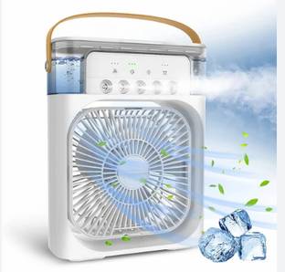 Ortel 4-in-1 Portable Mini Air Fan with Humidifier, Ultra High Speed, High Air Delivery, Anti Dust, En...