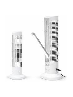 Suvaniq Desk Tower Fan with LED Light, Adjustable Speed, Portable Air Cooling Device Anti Dust, Anti R...