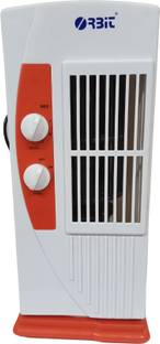 ORBIT White and Red Multipurpose Portable Fan - 3 speeds, Portable Desktop Fan 4 mm 3 Blade Tower Fan