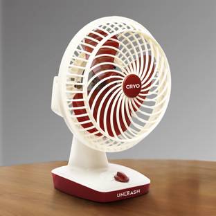 unleash Cryo High Speed Fan Table Fan 9 Inch For Home And Office with 1 Year Warranty Energy Saving 23...