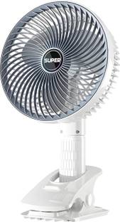 Suvaniq Portable USB Clip Fan Rechargeable Low Noise Desk Clamp Fan for Home Anti Dust, Anti Rust, Ene...
