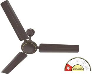 HAVELLS REO FRCVY1SSMB48 VAAYU SMOKE BROWN with 24 Months Warranty Ultra High Speed 1200 mm Ceiling Fa...