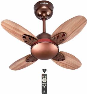 ACTIVA Premium Series Lotus 850 RPM High Speed Motor Noiseless (28 Watts) Wood 600 mm 4 Blade Ceiling Fan