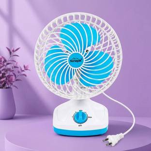 RUMEL Table fan 12 Inch | Small electric fan | with 2 Year Warranty Anti Dust, Anti Rust, Energy Savin...