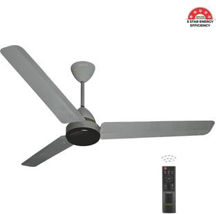 oceco Ecos Euro Grey with 2 Year Warranty BLDC Motor with Remote 1200 mm Ceiling Fan