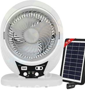 DRUMSTONE Solar Rechargeable 7-Inch Fan – Portable, 3-Speed for Outdoor Use 5 Star 1200 mm 3 Blade Tab...