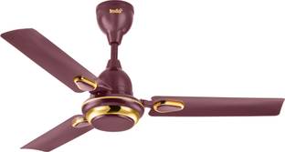 Indo 900 mm Mini Ceiling Fan |40 Watts| Designer fan| 2 Years Warranty with 24 Months Warranty Ultra H...