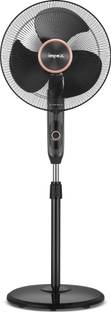 IMPEX BLDC Pedestal Fan (eN Booster PF HS Black) with 3 Year Warranty BLDC Motor 400 mm Pedestal Fan