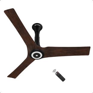 Atomberg Aris Starlight Smart|Voice Control|LED Underlight|Best Air Flow|Silent|Designer with 3 Year Warranty BLDC Motor with Remote 1200 mm Ceiling Fan