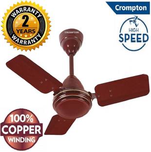 Crompton SUREBREEZE HS Plus ULTRA HIGH SPEED 100% COPPER MOTOR LONGER LIFE 600MM/24inch18 with 24 Mont...