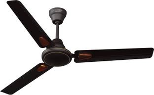 V-Guard Windle Deco Bz - Matte Brown with 2 Year Warranty Energy Saving 1200 mm Ceiling Fan