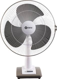 KWW ORETTA High Speed Table Fan 400MM with Automatic Oscillation with 2 Year Warranty Ultra High Speed 400 mm Table Fan