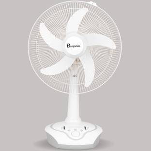 MrRight by Fippy Now Benjamin MR-5916 BLDC AC/DC Rechargeable Battery Fan 16 Inches Blade 400 mm 5 Blade Table Fan