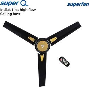 Superfan Super Q with 5 Year Warranty BLDC Motor with Remote 1200 mm Ceiling Fan