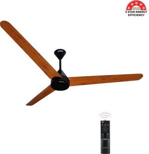 oceco Fansio Wooden 56" (1400 MM) with 3 Year Warranty BLDC Motor with Remote 1400 mm Ceiling Fan