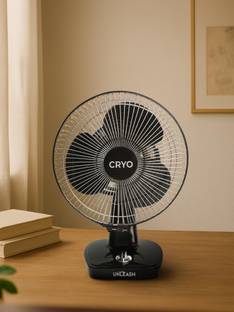 unleash CRYO 9 INCH | HIGH SPEED | METAL JAALI | TABLE FAN | FOR HOME, OFFICE with 1 Year Warranty Ene...