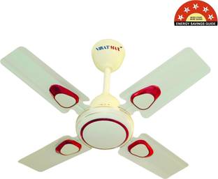 VIRAT MAX VENTO-iv-24-inch with 1 Year Warranty Silent Operation 600 mm Ceiling Fan