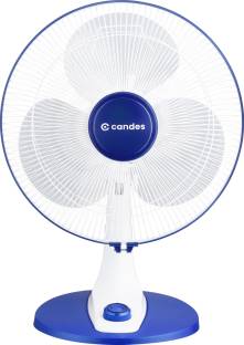 Candes 16" Trendy 100% Copper Winding 400 mm Energy Saving 3 Blade Table Fan