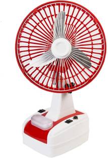 GLOBEX Rechargeable table fan with 3 Months Warranty Ultra High Speed 400 mm Table Fan