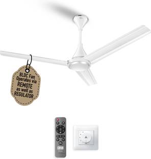 KUHL Fest B1 Power Saving BLDC Ceiling Fan |28W|365 RPM | Remote & Regulator Operated BLDC Motor with ...