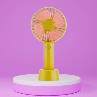 Clairbell Summer Fan (Portable Hand Fan) with Rechargeable For Home/Office/TravelK426 with 1 Year Warr...