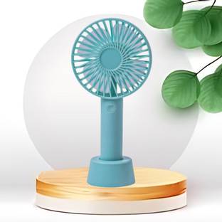 Clairbell Summer Fan (Portable Hand Fan) with Rechargeable For Home/Office/TravelI193 with 1 Year Warr...