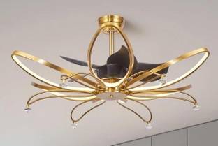 HANS LIGHTINGS D016-Gold with 1 Year Warranty 1400 mm Ceiling Fan