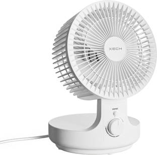xech Table Fan Foldable with Oscillation Super Quiet Desk Fan AirWave X-430 190 mm 3 Blade Table Fan