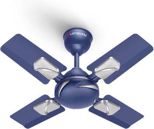 Longway Creta P1 24 Inch | 4 Blade | Anti-Dust Decorative Star Rated with 2 Year Warranty Ultra High S...