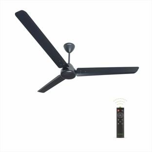oceco Ecos Matt Black 56 with 2 Year Warranty BLDC Motor with Remote 1400 mm Ceiling Fan