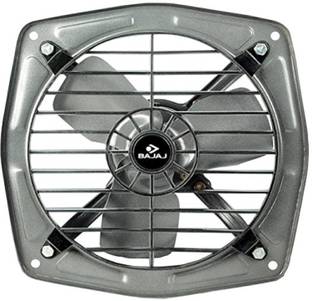 BAJAJ Bahar 225 mm Metallic Grey Dom Ex Fan with 2 Year Warranty Silent Operation 5 mm Exhaust Fan