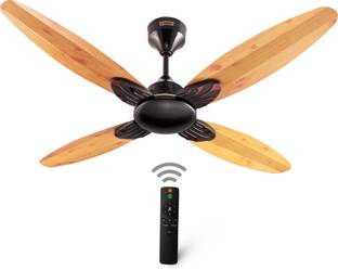 Stardom RACER WOODEN with 5 Year Warranty BLDC Motor with Remote 1200 mm Ceiling Fan