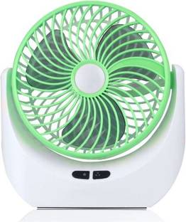 TAKSHA FANS High-Speed Rechargeable Table Fan with LED Light, For Home, Office, Kitchen Ultra High Spe...