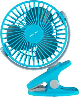 BAJAJ Mini USB Rechargeable Multi Clip with 12 Months Warranty Silent Operation 110 mm Table Fan