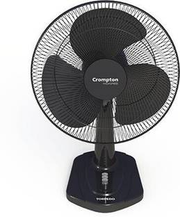 Crompton Torpedo High Speed 16" 400 mm 3 Blade Table Fan