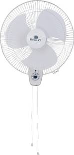 royalry High Speed Mini Wall Fan Small Size 3 Speed Setting with powerful copper touch motor 16 Inch W...