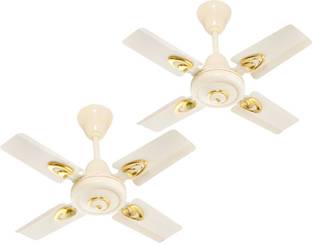 MinMAX 24"Ceiling Fan | Compact Size | 805 RPM | Low Power | Ideal for Small Rooms with 2 Year Warrant...