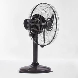 Airdryers Mini Pedestal Fan 100 % Coper Metal Body 300 mm 3 Blade Pedestal (Anti Dust) with 1 Year War...