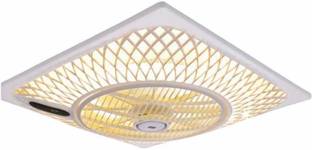 GM Modular GM Quadrangle Pro Fan with LED Light 3 Color and Remote | 600x600mm Sweep 400mm with 25 Mon...