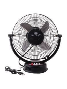 royalry Table Fan | All Purpose fan 12 inch Very | High Speed | Black with 6 Months Warranty Energy Sa...